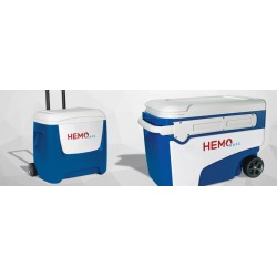 Caixa térmica rígida dedicada ao transporte de hemoderivados