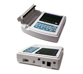 Eletrocardiógrafo CONTEC de 12 canais Tela Touch Interpretativo ECG 1200G