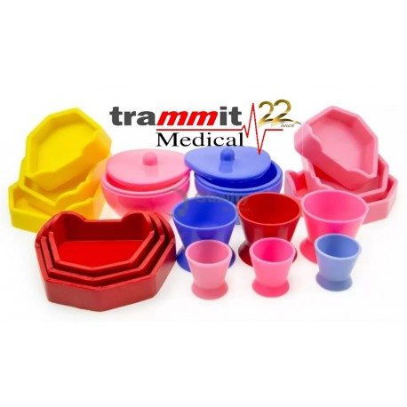 Kit Odontologia Básico De Silicone Trammit Medical