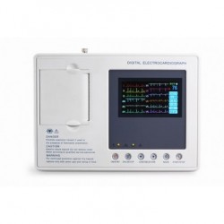 Eletrocardiógrafo de ECG de três canais 