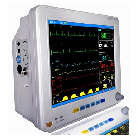 Monitor Multiparamétrico Veterinário de 12 Polegadas com pressão invasiva IBP