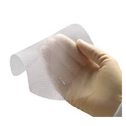 Tela de polipropileno em Omega 3 para reparação de hernia