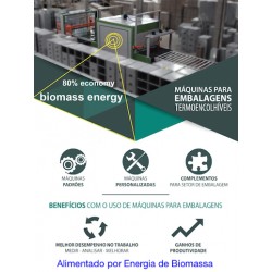 Túnel de Encolhimento de Polietileno Alimentado por Energia de Biomassa