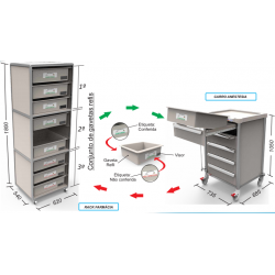 Gaveta Refil Hospitalar