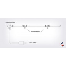 Kit de Transdutor monitorização de pressão para uso em UTI