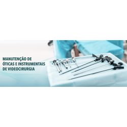 Manutenção corretiva em Óticas rígidas, Nefroscópios, Ureteroscópios, Instrumentais, Endoscópios flexíveis.