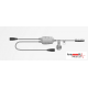 Circuitos de Respiração umidificador mr850 duplo aquecedor adaptador de fio para rt série