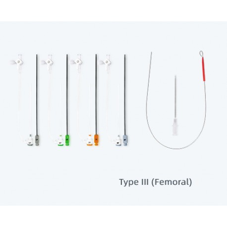 Introdutor percutâneo femoral para às Veias e/ou Artérias