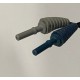 Cabo de ECG de fibra óptica MEDRAD Veris 8600 Duplex