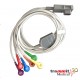 Cabo de ECG de compatível com Physio Control