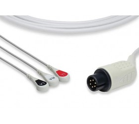 CONJUNTO DE RABICHOS ECG ADULTO 3 e ou 5 VIAS COMPATIVEL MINDRAY