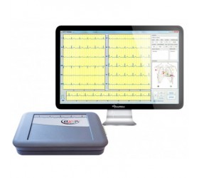 Eletrocardiógrafo ECG EX-PC USB Digital EMAI 12 derivações