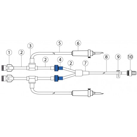 Extensor Transfer Duplo para Tomografia e Ressonância