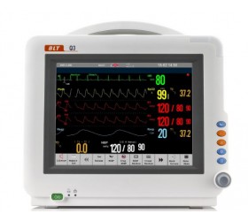 Monitor Multiparamétrico BIOLIGHT Q5 MODULAR ( SPO2-ECG-PNI-TEMP-RESP) Tela 12 ''